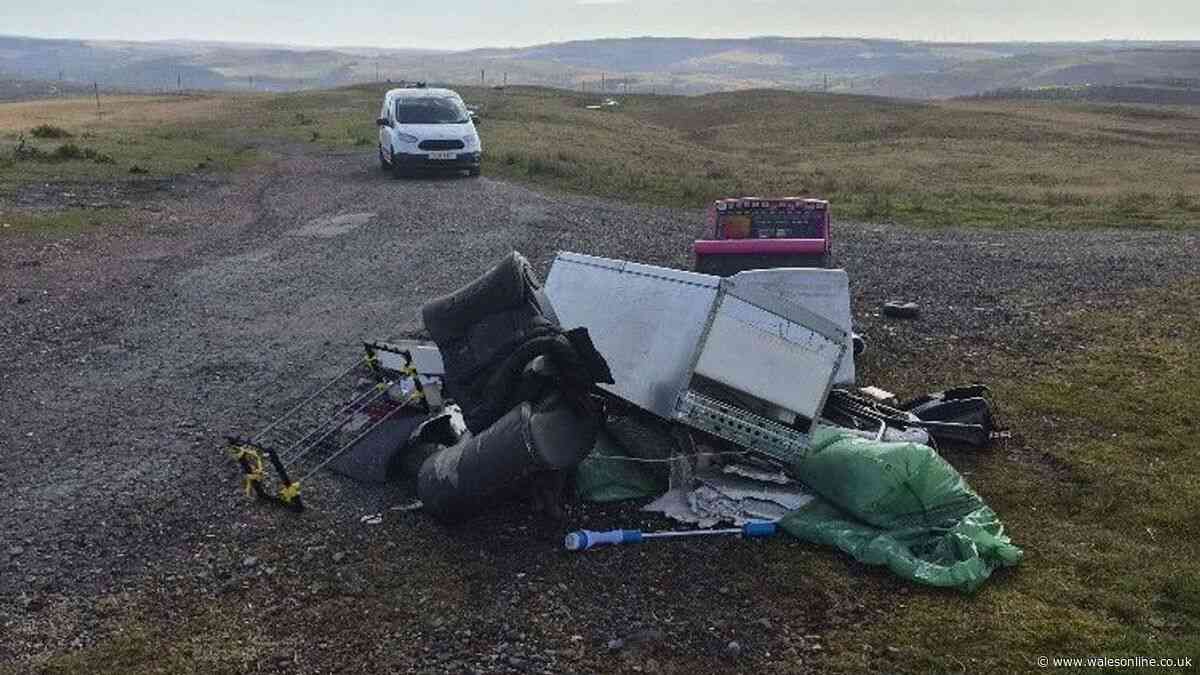 Fly-tipper brazenly dumps old arcade game on top of mountain