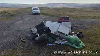 Fly-tipper brazenly dumps old arcade game on top of mountain