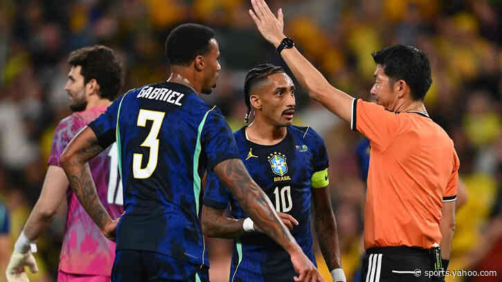 Barcelona captain Raphinha suffers thigh discomfort during Australia friendly
