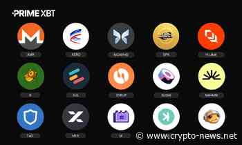 PrimeXBT Adds 15 New Crypto Futures, Taking the Total to Over 170