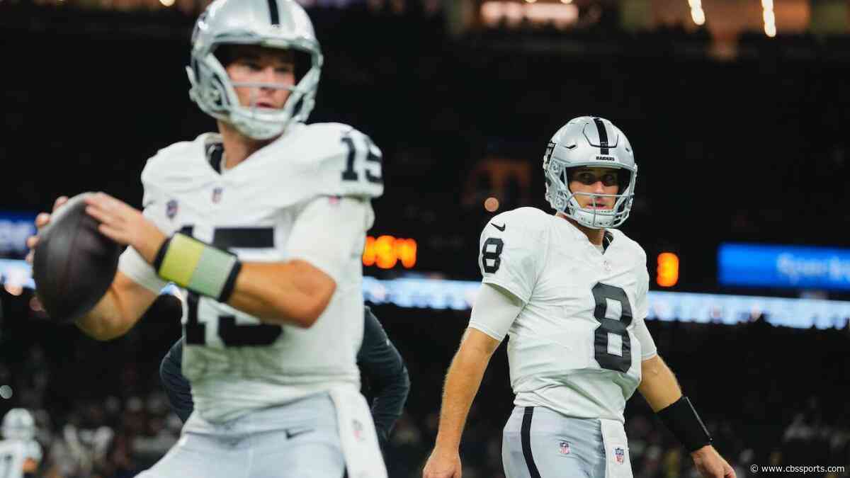 Raiders' surprising 3-0 start: Will Las Vegas see Fernando Mendoza at all this season?
