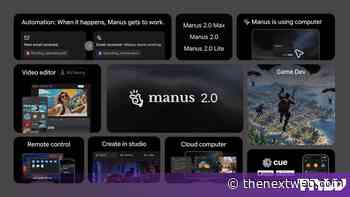 Manus 2.0 and Cue give AI agents their own email, phone and wallet