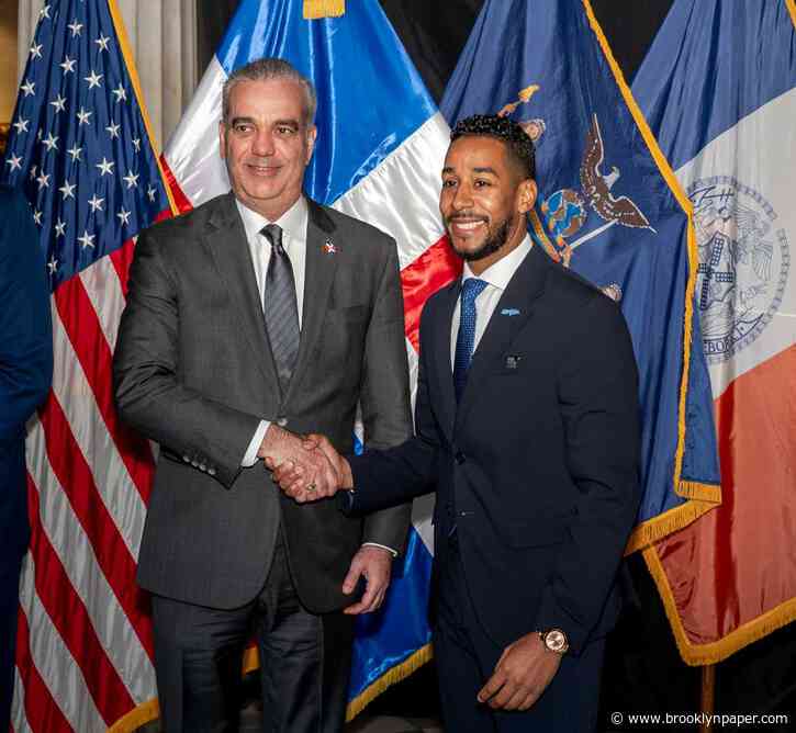 Dominican President Luis Abinader makes historic visit to Brooklyn