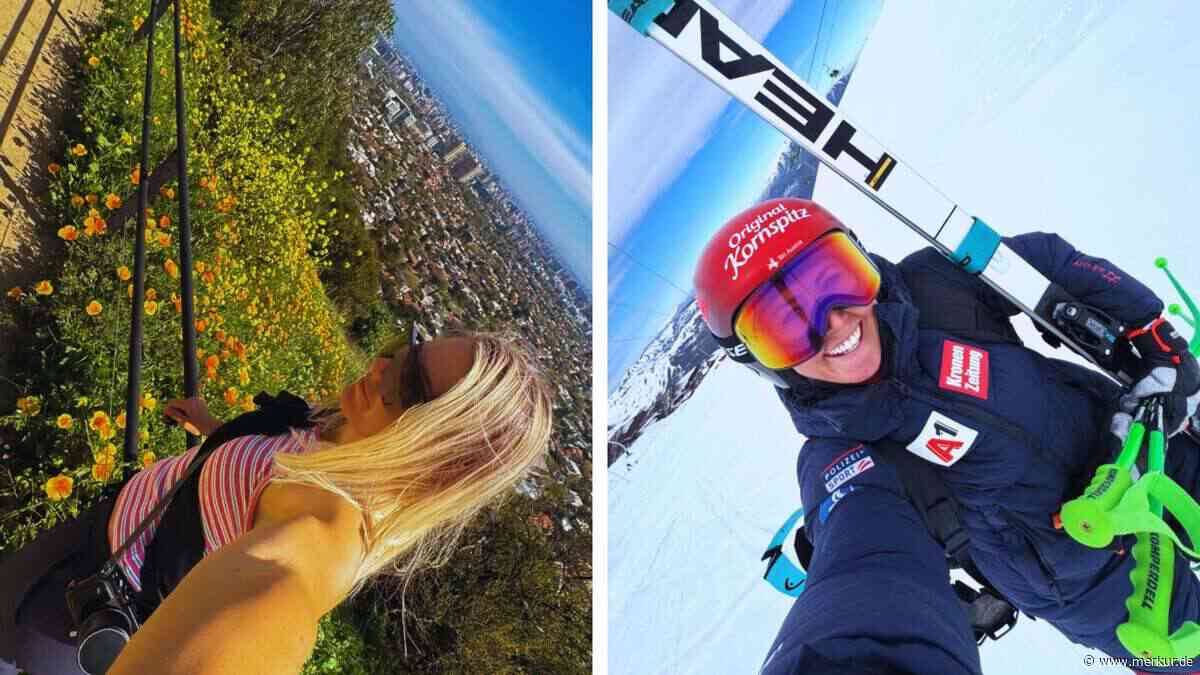 Ski-Star grüßt am anderen Ende der Welt aus dem Frühlingsparadies