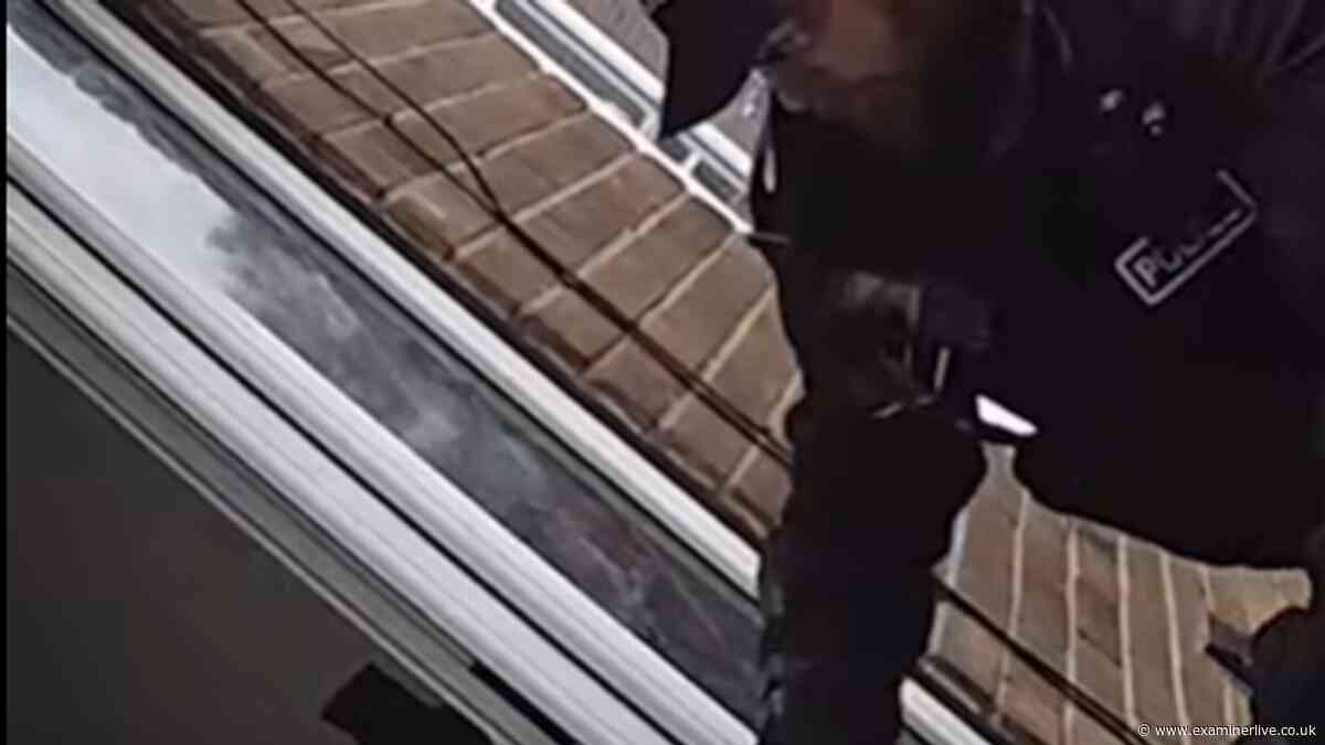 Moment police smash down door in raids on drug gang with £420k stash