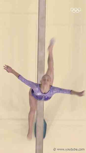 A dream performance and an historic gold for Alice D'Amato on the beam! 🥇🇮🇹 #Olympics #Paris2024