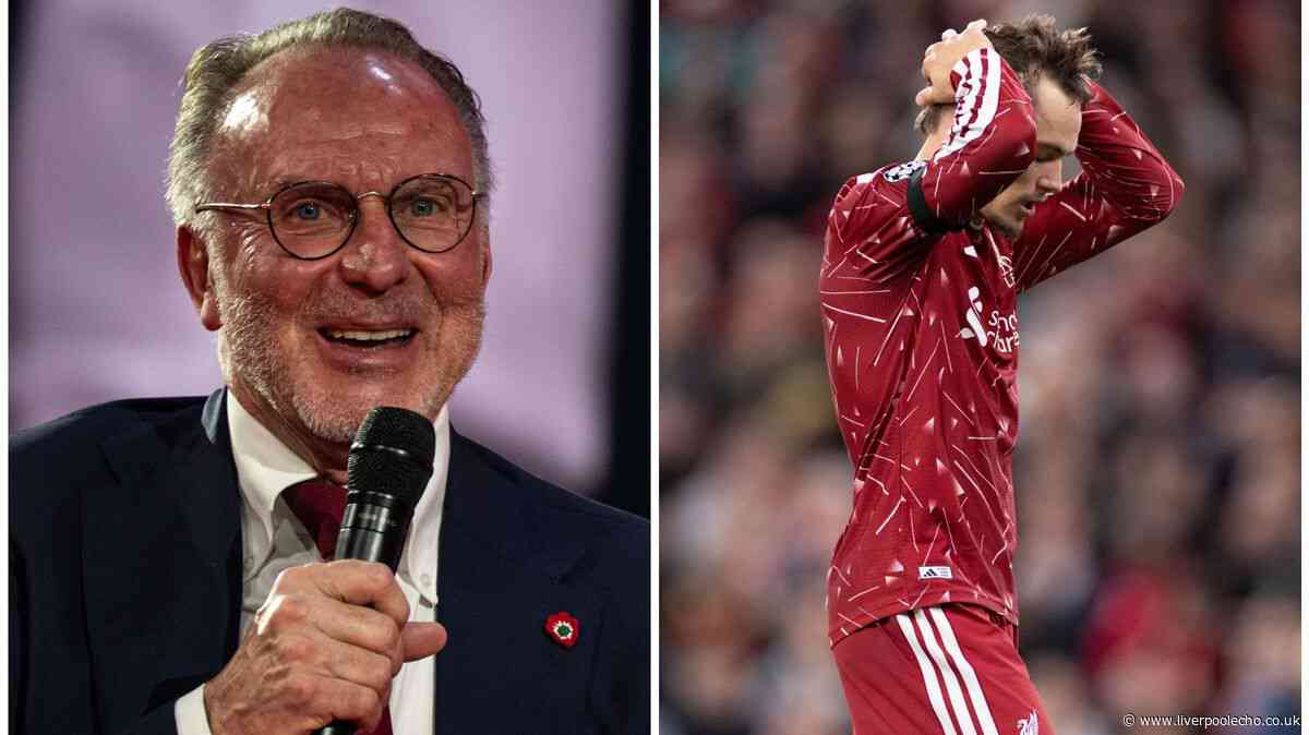 Bayern Munich chief drops Florian Wirtz transfer hint and reacts to Liverpool struggles
