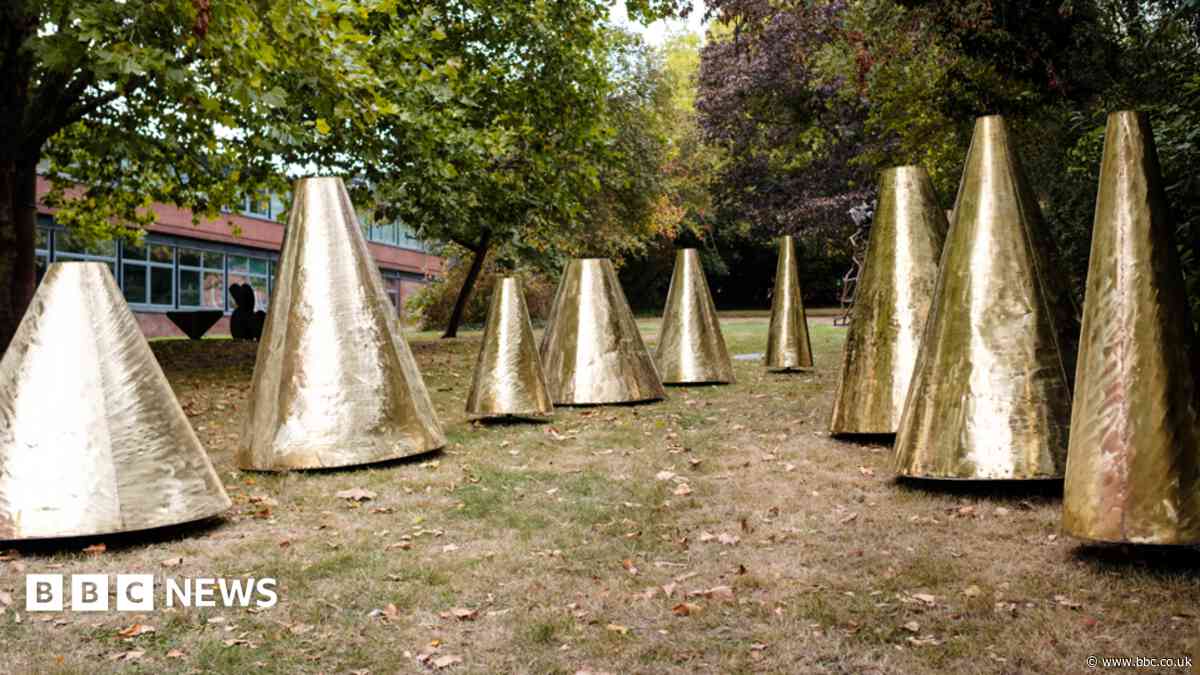 Controversial 'Dalek' cone sculptures get rehomed