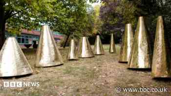 Controversial 'Dalek' cone sculptures get rehomed