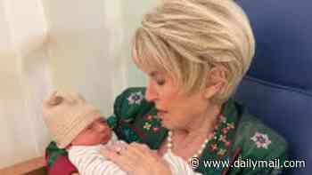 Gloria Hunniford, 86, reveals she has become a great-grandmother for the first time and says 'I could weep' in emotional announcement
