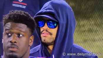 Caleb Williams leaves NFL fans in stitches after 'wearing a disguise' to watch his Chicago Bears teammates