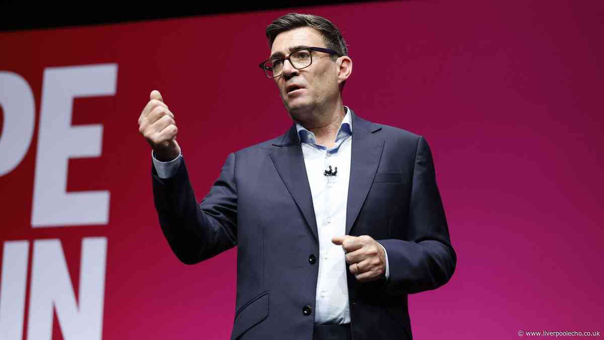 Andy Burnham holds back tears in emotional Liverpool speech
