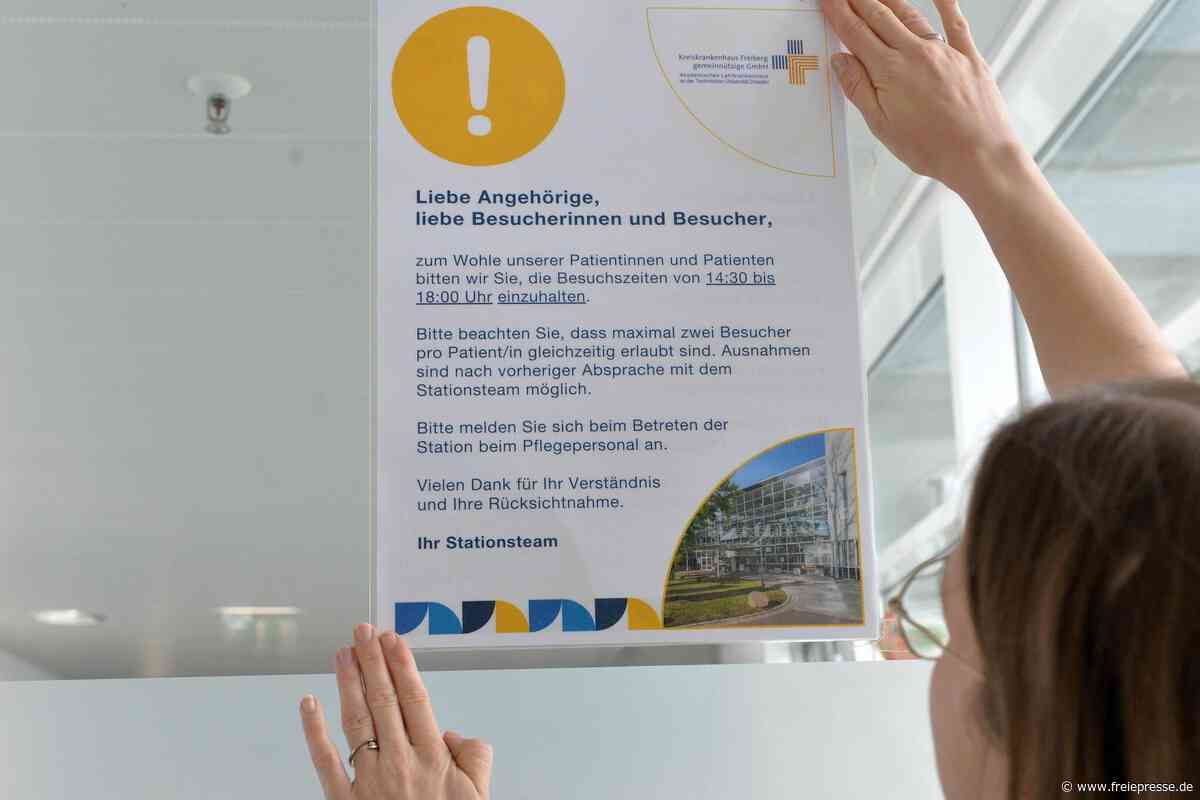 Krankenhaus Freiberg: Warum nur zwei Besucher pro Patient erlaubt sind