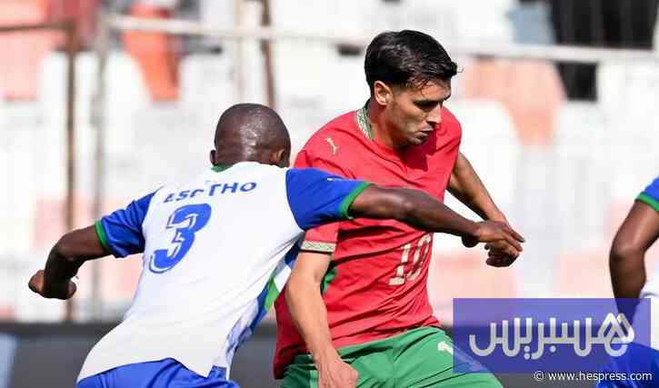 المنتخب المغربي يتجاوز ليسوتو بثنائية في تصفيات كأس إفريقيا 