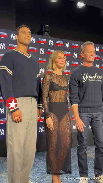 DAMN YANKEES Stars Neil Patrick Harris, Julianne Hough & Austin Scott have Yankees press conference