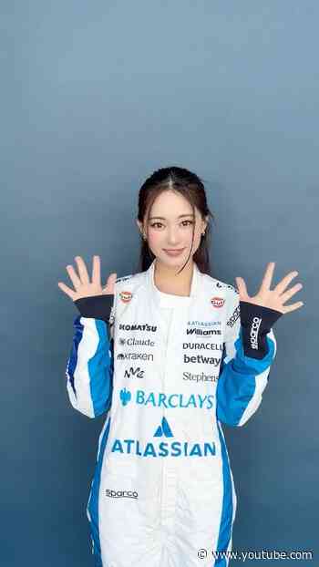 A special message from TZUYU to mark the start of her journey with Williams and DAN DA DAN.