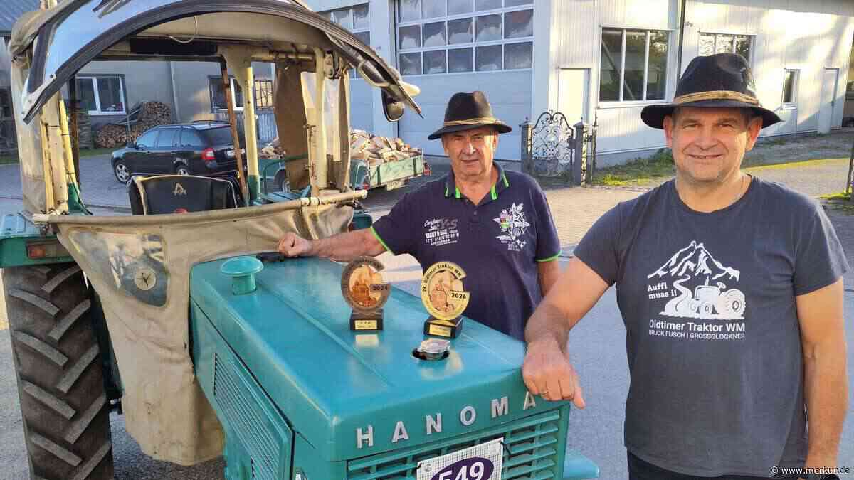 Traum-Fahrt auf dem Oldtimer-Bulldog: Weltmeister-Ehren für Oberbayer am Großglockner