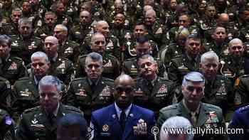 Pete Hegseth unleashes on military high command with massive PURGE of generals amid Iran war