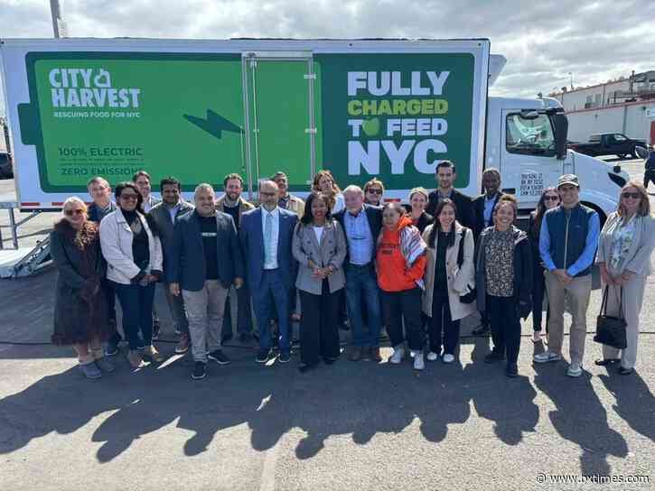 City Harvest rolls out electric trucks to fight pollution in Hunts Point