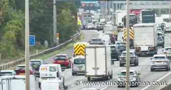 LIVE updates as M25 crash causes long delays and queues near M3