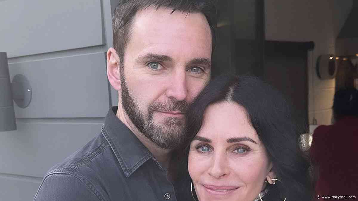 Courteney Cox's Snow Patrol rocker ex Johnny McDaid pays tribute to new girlfriend Rosie in a gushing speech - three months after their split was revealed
