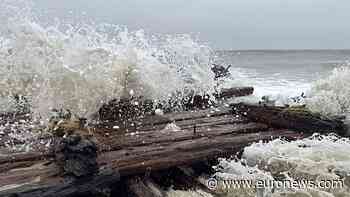 Powerful nor’easter uncovers 19th-century shipwreck on US island