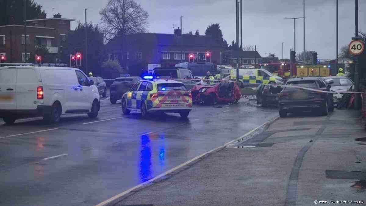 Dad killed in horror car crash where banned driver ramps speed up to 87mph