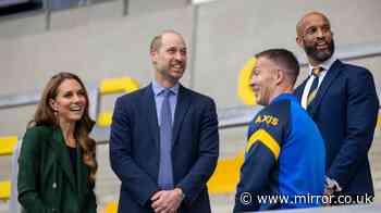 Prince William and Kate share poignant memories of Rob Burrow with ex-rugby teammates on emotional visit