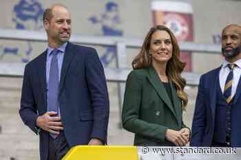 William and Kate visit Leeds Rhinos as fundraising efforts continue