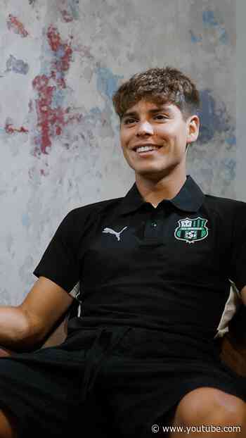 Domínguez si presenta 🎙️Guarda ora l’intervista completa su Sassuolo Channel🎥 #ForzaSasol 🖤💚
