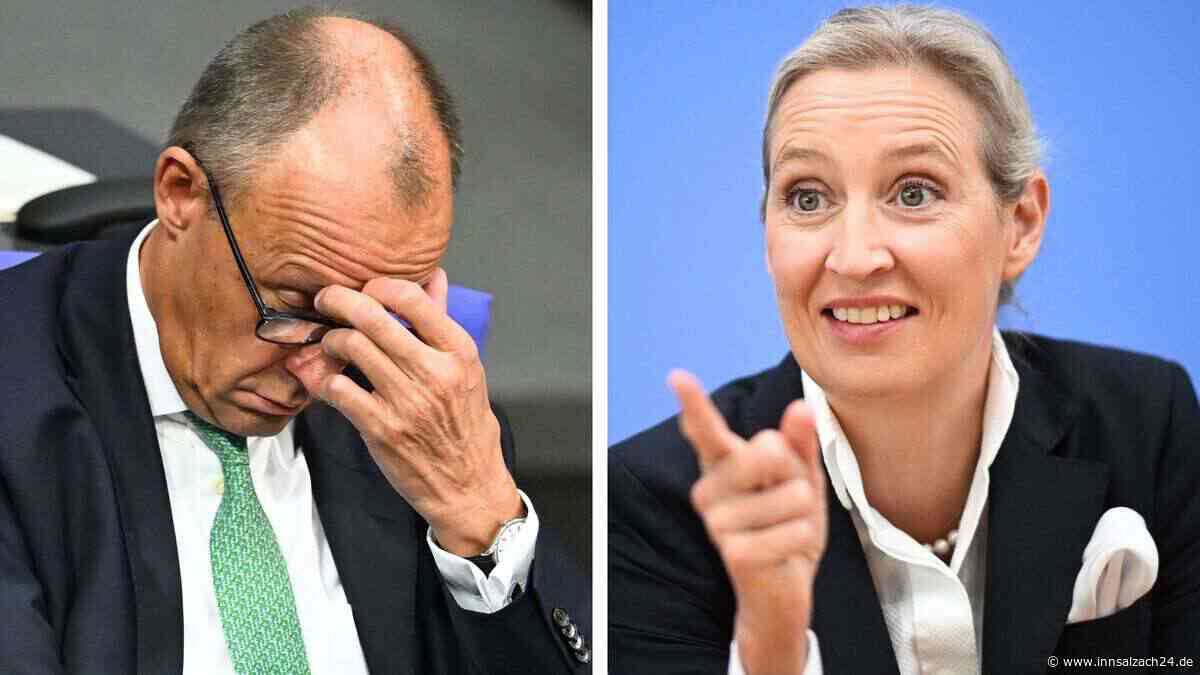 In neuer Umfrage: AfD baut Rekordvorsprung vor der Union weiter aus – SPD und Grüne legen zu
