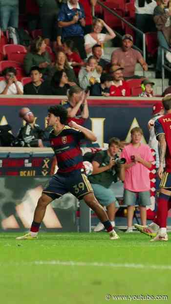 Aiden Hezarkhani scores his 3rd career goal in the 3rd minute 🤩 | RSL vs NE