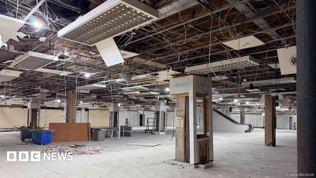 Abandoned store to become shopping arcade and flats