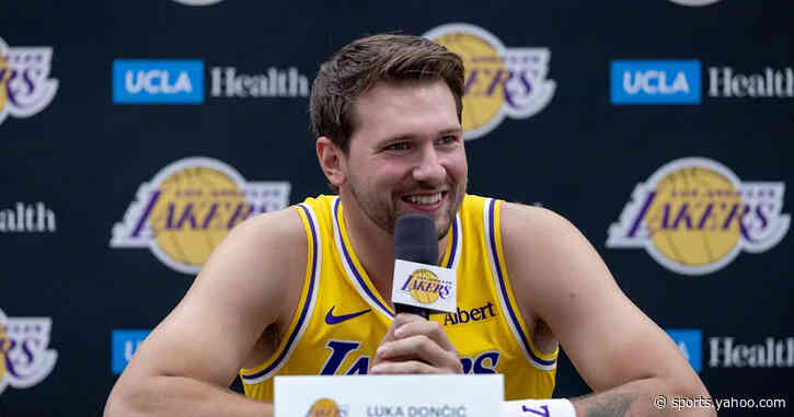 Lakers try to move forward but specter of LeBron James remains topic at media day