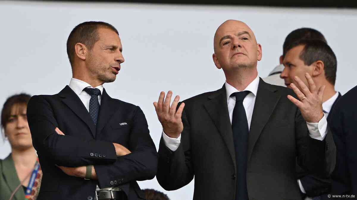"Fußball braucht keine Kaiser": UEFA-Boss Ceferin eröffnet nächste Attacke auf Infantino