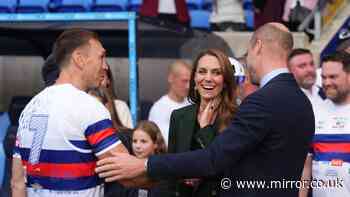 Prince William and Kate surprise emotional Kevin Sinfield on gruelling challenge in memory of Rob Burrow