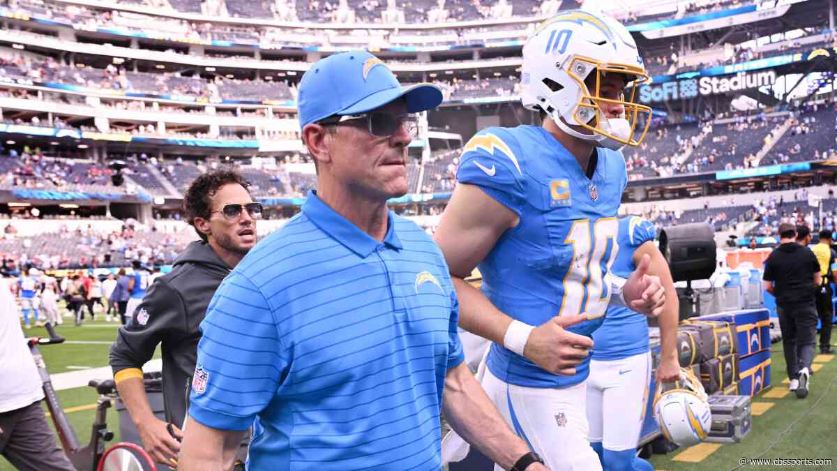 Jim Harbaugh tells Justin Herbert to 'be better' amid Chargers' offensive struggles
