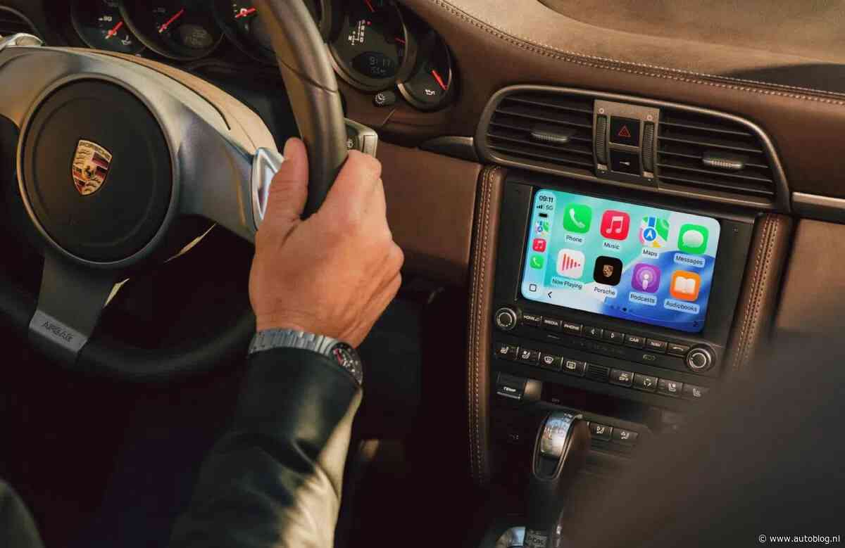 Porsche geeft deze youngtimers achteraf Apple Carplay/Android Auto