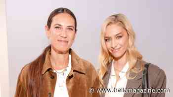 Monaco royal Beatrice Borromeo supported by sister-in-law Tatiana Santo Domingo during poignant event