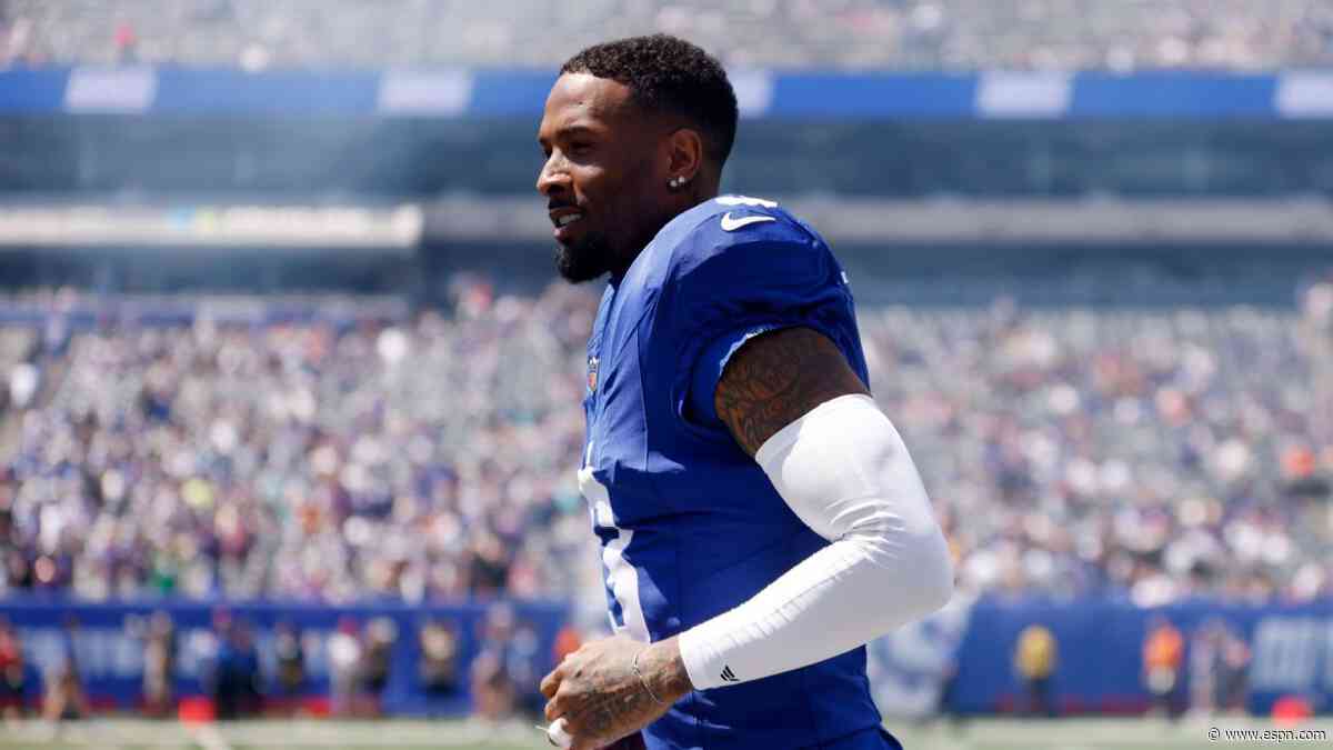 Sources: Giants to release OBJ amid veteran receiver's struggles