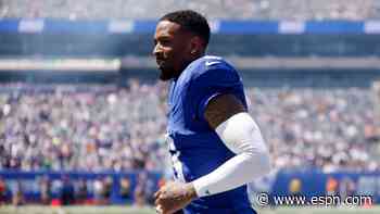 Sources: Giants to release OBJ amid veteran receiver's struggles