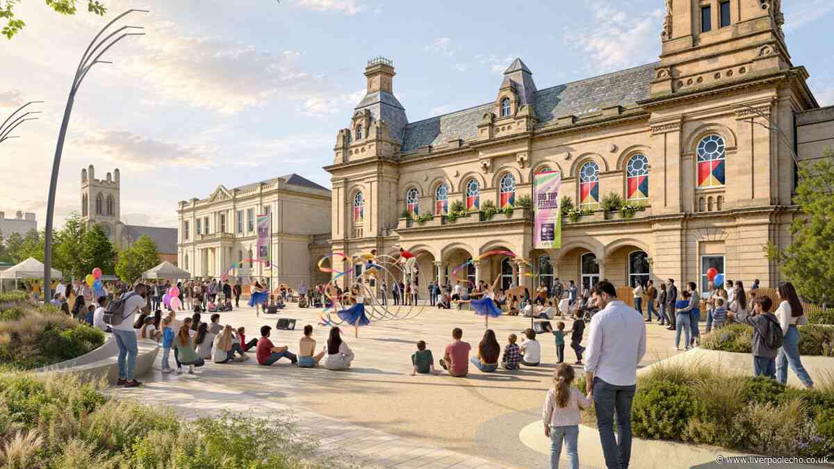Sneak peak at how Southport’s Town Hall gardens could be transformed