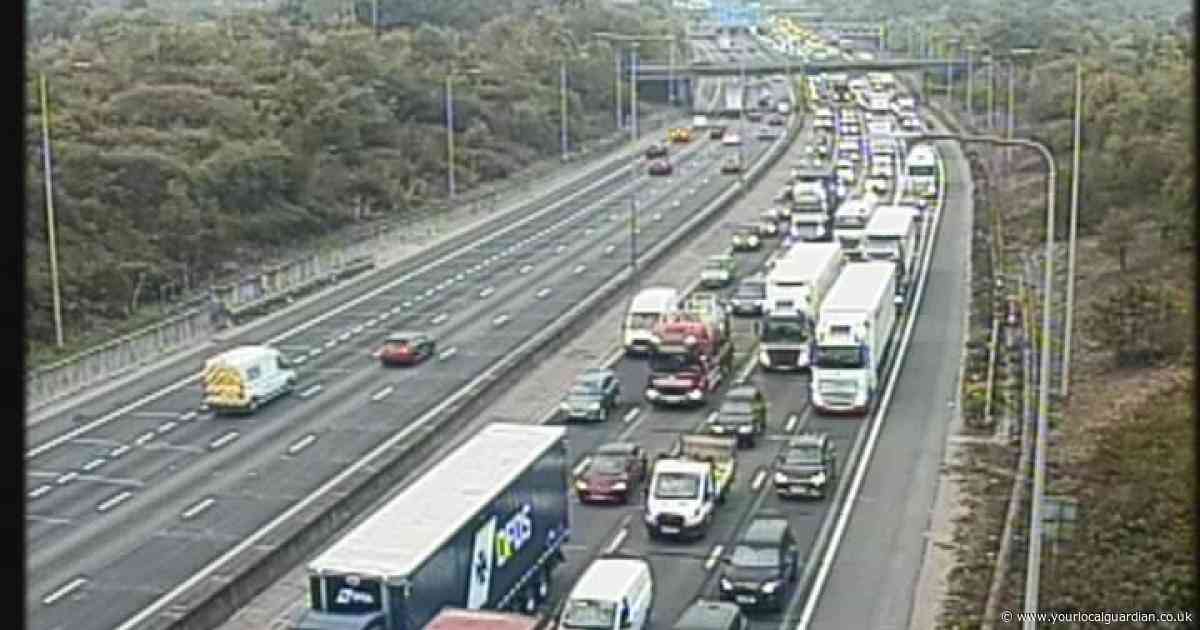 LIVE updates as three lanes SHUT after M25 multi-vehicle crash