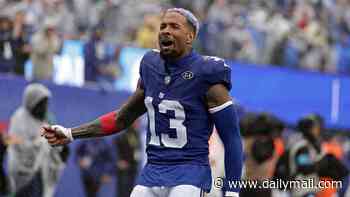 Odell Beckham Jr's fairytale Giants comeback in tatters as legendary receiver is CUT after just three games