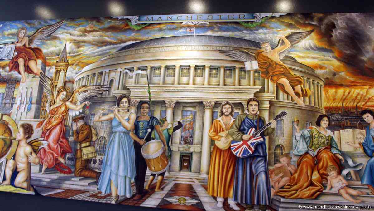 Giant Manchester mural featuring Noel Gallagher, Barry Gibb and Alan Turing needs new home after restaurant makeover