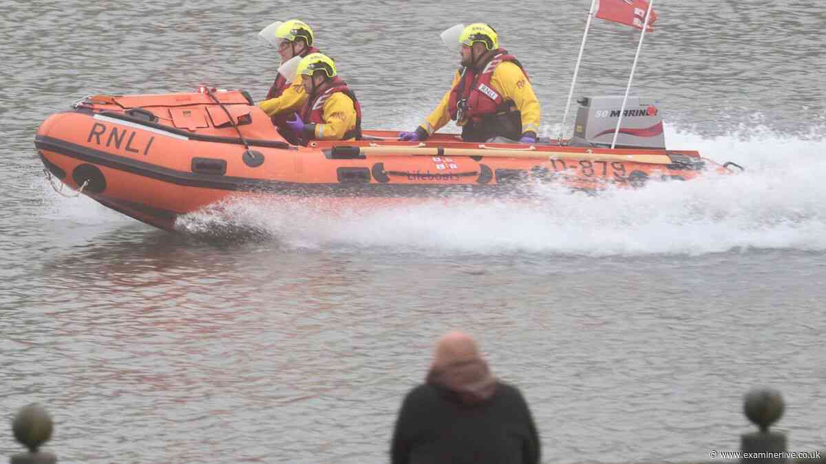 Police and coastguard searching for missing teens after car plunges into river
