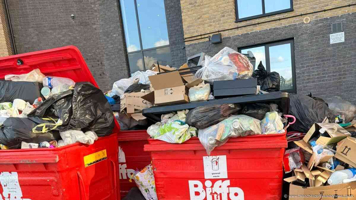 'Rats and horrendous smell' at Bury new-build flats as bins go unemptied for weeks