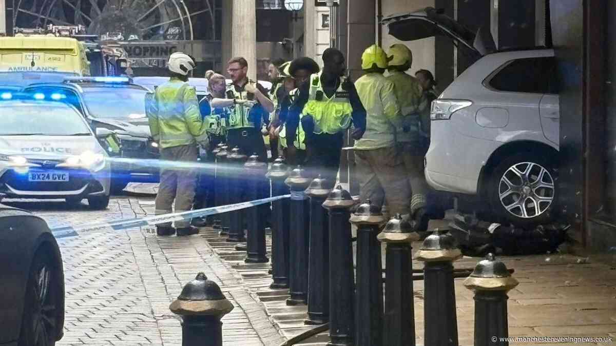 Horror as car strikes woman and building in Birmingham crash