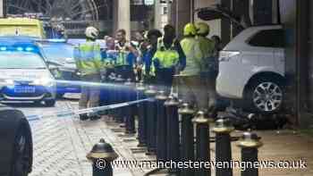 Horror as car strikes woman and building in Birmingham crash