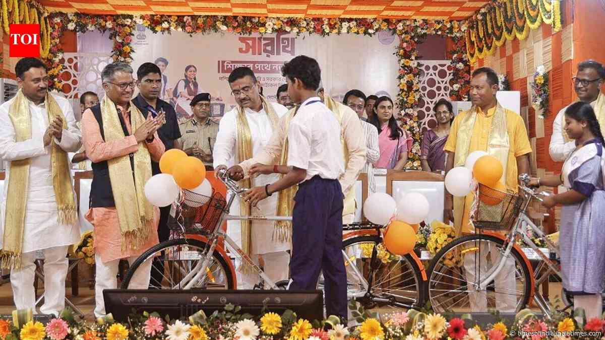 Free bicycle ‘Sarathi’ from Class 8 now, announces CM, says 12.6 lakh students to benefit
